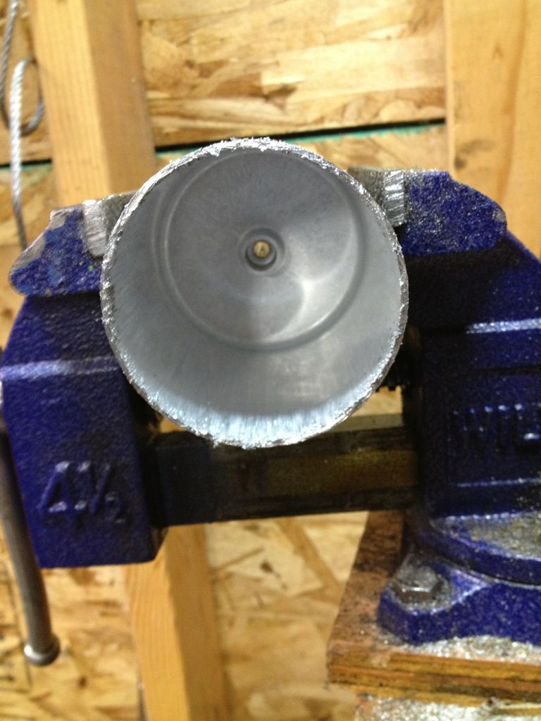 Inside a fuel filter