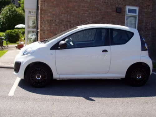 citroen c1 black wheel trims