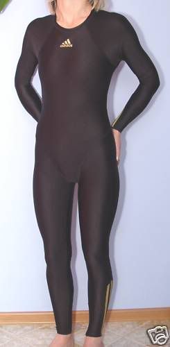 Adidas Full Body Skinsuit Swimsuit Bodyskin Fastskin Fullbody Catsuit Spandex Sm Ebay