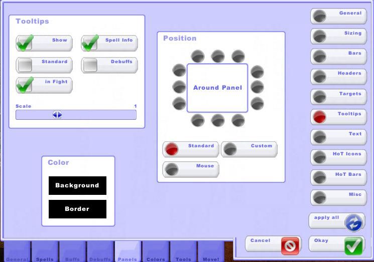 Panels (Tooltips)