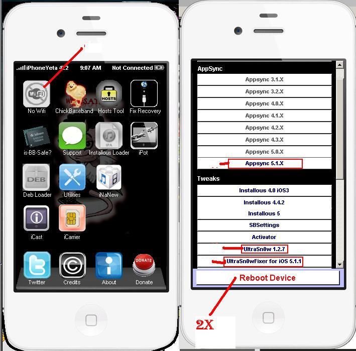 iPhone 3GS 4.1 UPDATE to iOS 5.1.1 USING REDSNOW "DONE" - GSM-Forum ...