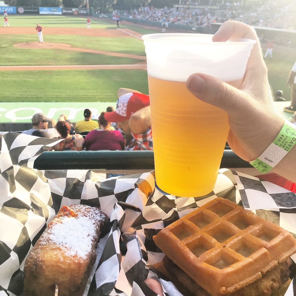 food at the charleston riverdogs baseball games