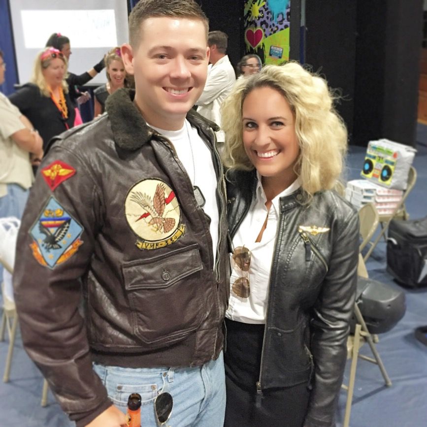 top gun couples costume