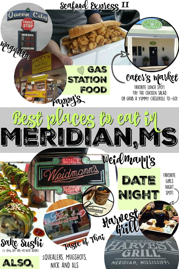 Where to eat in meridian, mississippi