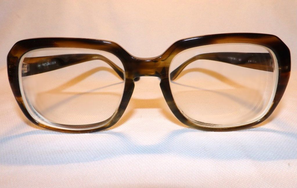 Vintage 1969 Mens Eyeglasses Rodenstock Senator Olive Tortoise 50 20 Big And Bold Ebay 8796