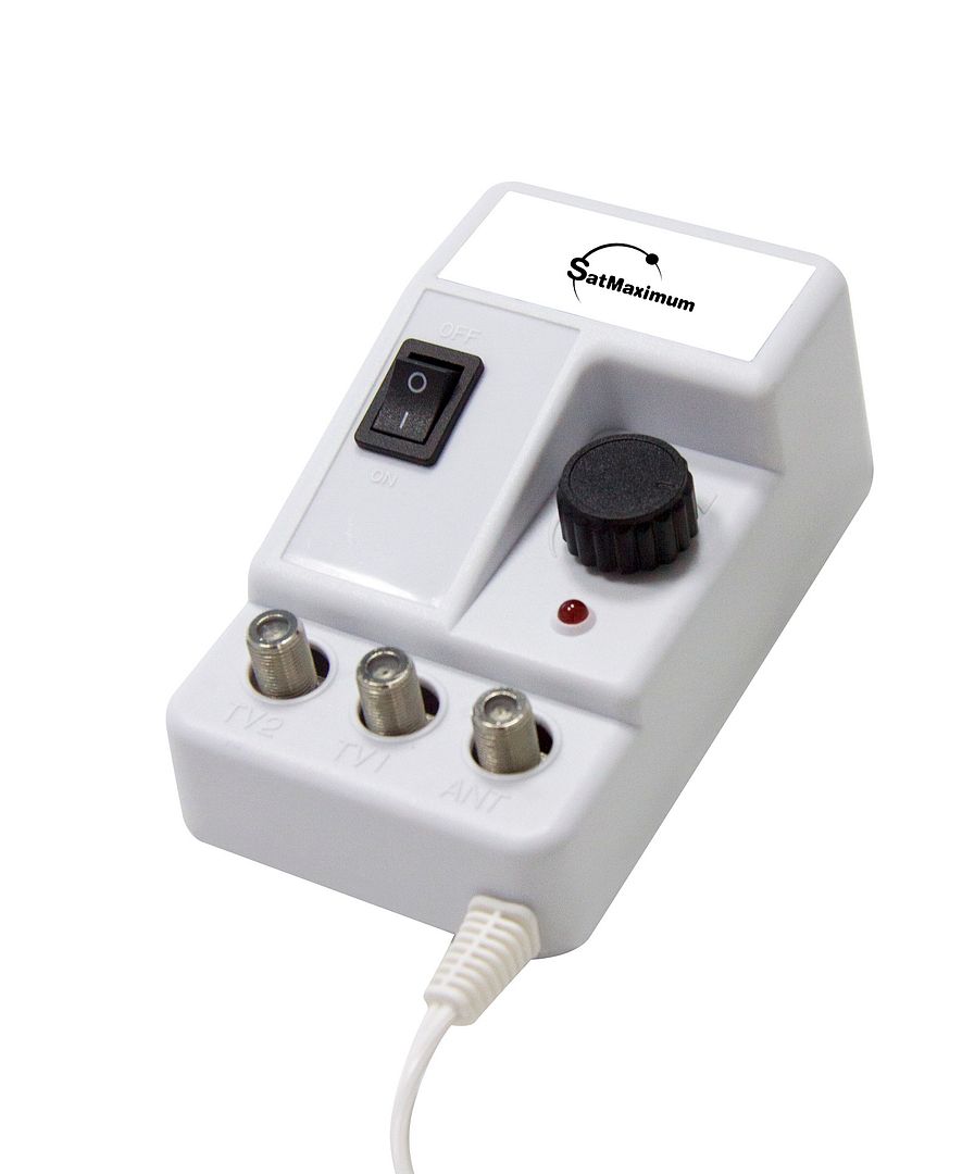 36dB Cable TV Antenna Booster Signal Amplifier 36dB HDTV AMP Range Extender eBay