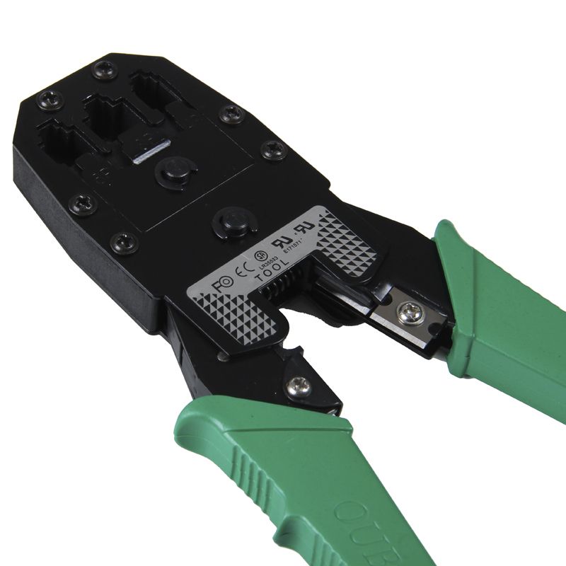 White CAT5e 1000ft CAT5 Cable UTP Wire With Crimper Tool Set Solid